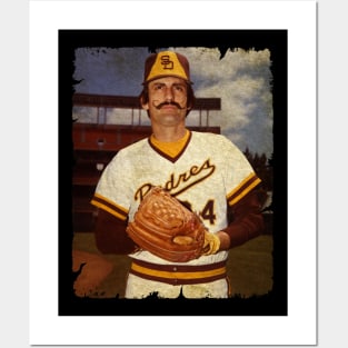 Rollie Fingers - Left Oakland Athletics, Signed With San Diego Padres Posters and Art